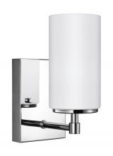 Generation Lighting 4124601-05 - Alturas contemporary 1-light indoor dimmable bath vanity wall sconce in chrome silver finish with et