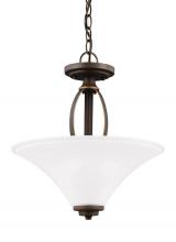 Generation Lighting 7713202EN3-715 - Two Light Semi-Flush Convertible Pendant