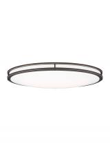 Generation Lighting 7950893S-71 - Mahone traditional dimmable indoor large LED oval 1-light flush mount ceiling fixture in an antique