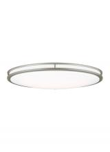 Generation Lighting 7950893S-753 - Mahone traditional dimmable indoor large LED oval one-light flush mount ceiling fixture in a painted
