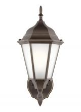 Generation Lighting 89941EN3-71 - Bakersville traditional 1-light LED outdoor exterior wall lantern sconce in antique bronze finish wi