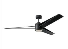 Visual Comfort & Co. Fan Collection 3AMR60MBKD - Armstrong 60-Inch Indoor/Outdoor Energy Star Integrated LED Dimmable Ceiling Fan