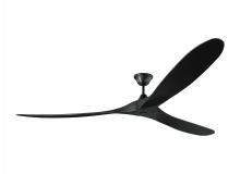 Visual Comfort & Co. Fan Collection 3MAVR88BKBK - Maverick 88 - Matte Black w Matte Black Blades
