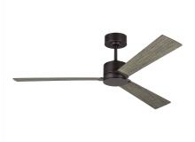 Visual Comfort & Co. Fan Collection 3RZR52AGP - Rozzen 52"Indoor/Outdoor Aged Pewter Ceiling Fan with Handheld Remote Control and Reversible Mot