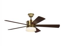 Visual Comfort & Co. Fan Collection 5ATR56HABD - Atlantic 56 LED - Hand-Rubbed Antique Brass